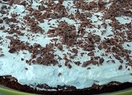 Torta di cioccolato con nutella e panna