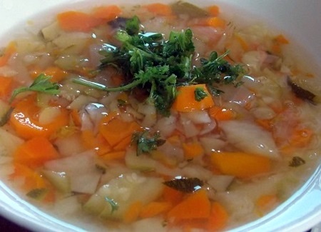 Zuppa di verdure miste