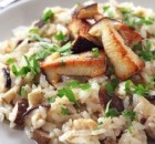 Risotto con i funghi porcini