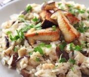 Risotto con i funghi porcini