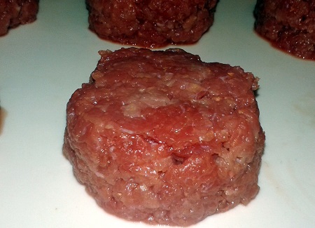 Carne cruda di fassone piemontese battuta al coltello