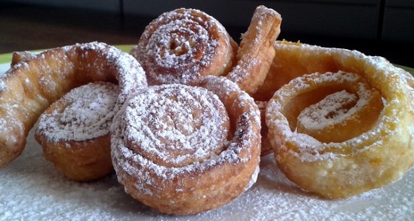 Tagliatelle fritte di Carnevale