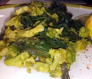 Cime di rapa stufate con il limone