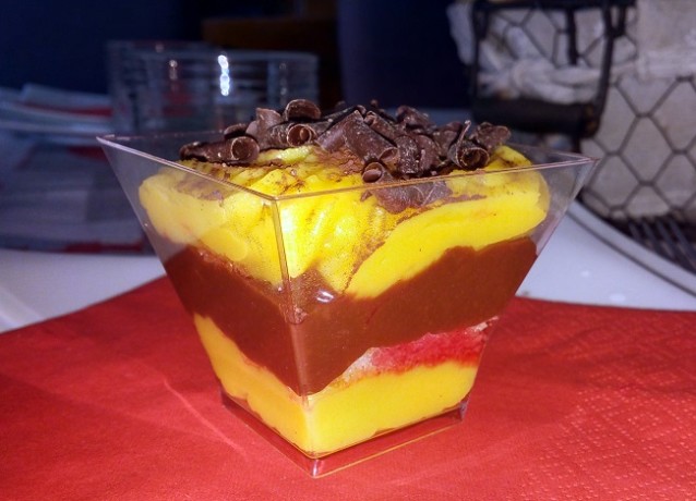 Zuppa inglese con pan di Spagna